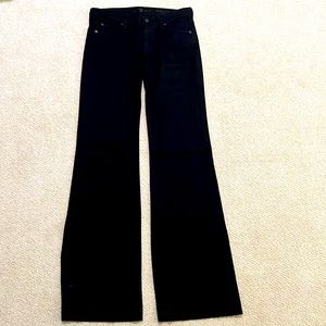 7 for all mankind black trouser jean in size 27 - AK